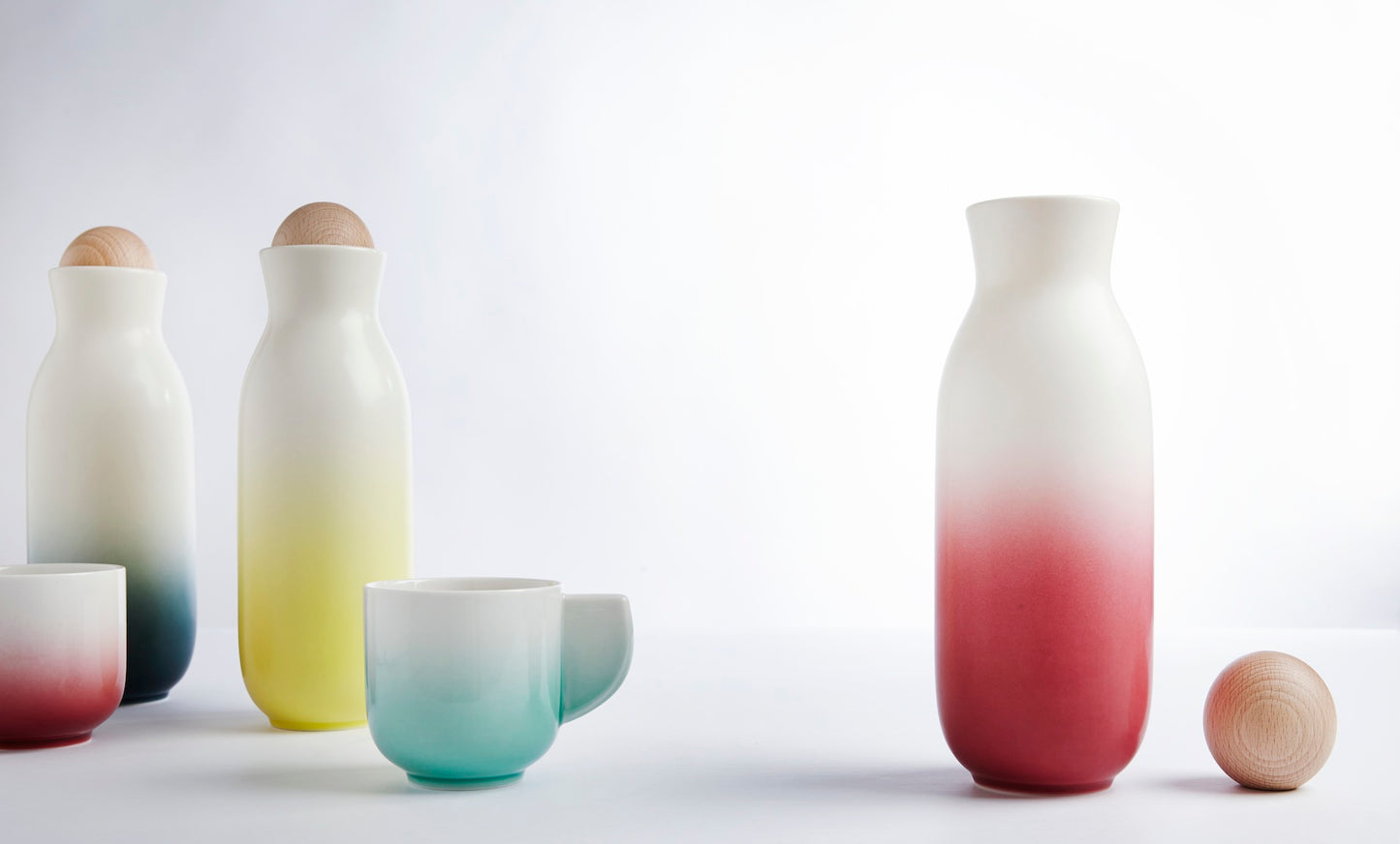 Bloom Carafe Set ( Cups with Handles)