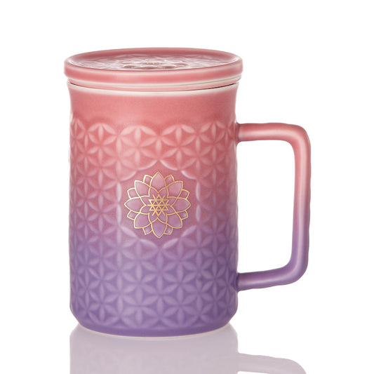 Flower of Life 3-in-1 Tea Mug with Infuser