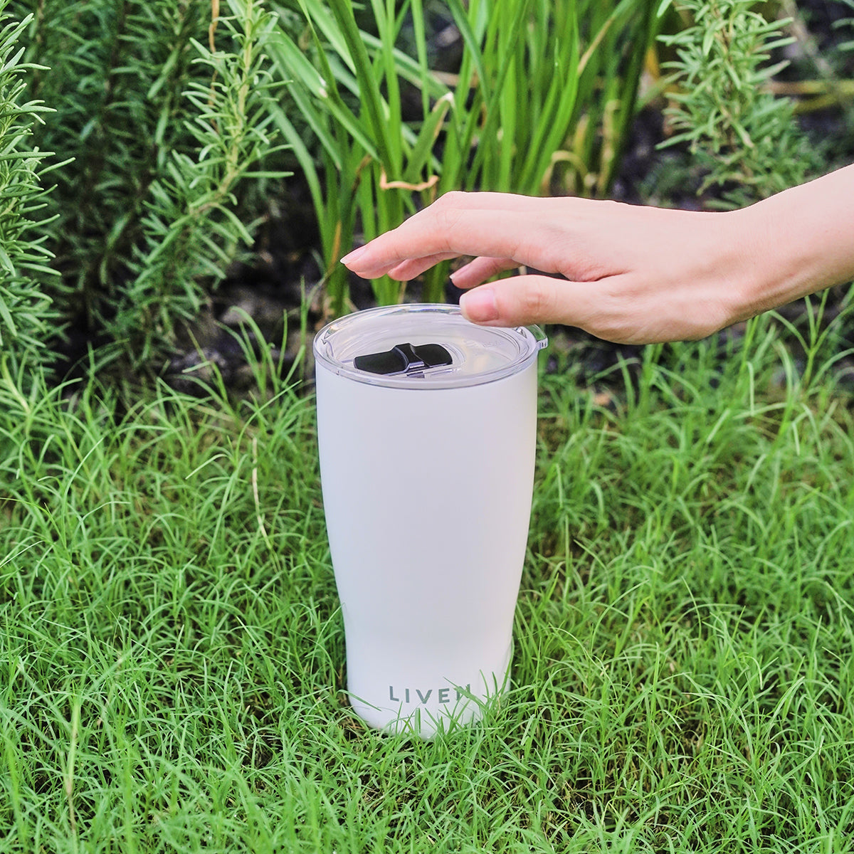Liven Glow™ Ceramic-Coated Stainless Steel Tumbler 19 oz