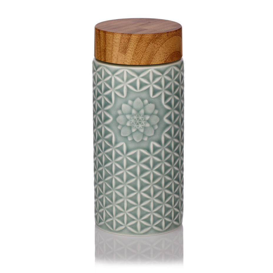 Flower of Life Travel Mug ( Mocha Brown)