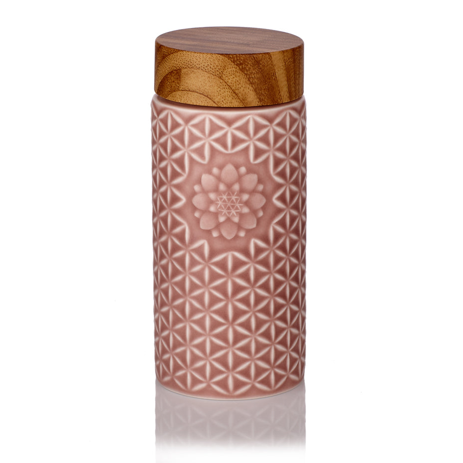 Flower of Life Travel Mug ( Mocha Brown)