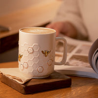 Honey Bee Mug with Lid