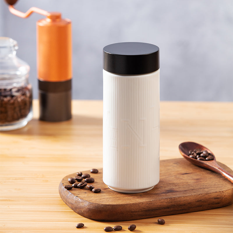 LIVEN Ceramic Double- Wall Water Bottle