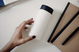 LIVEN Ceramic Double- Wall Water Bottle