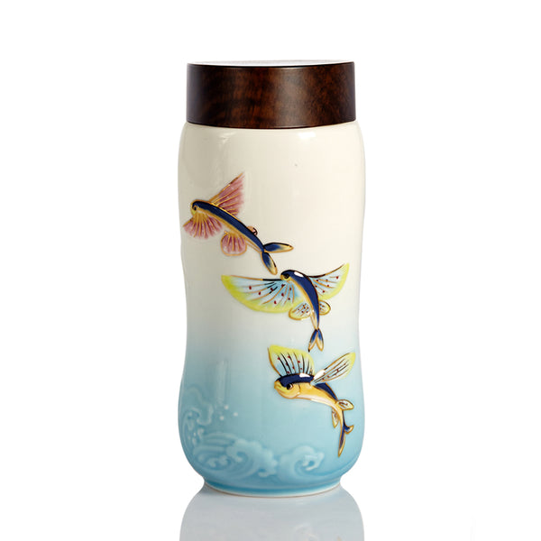 Travel Coffee Mugs – Fish Face Series